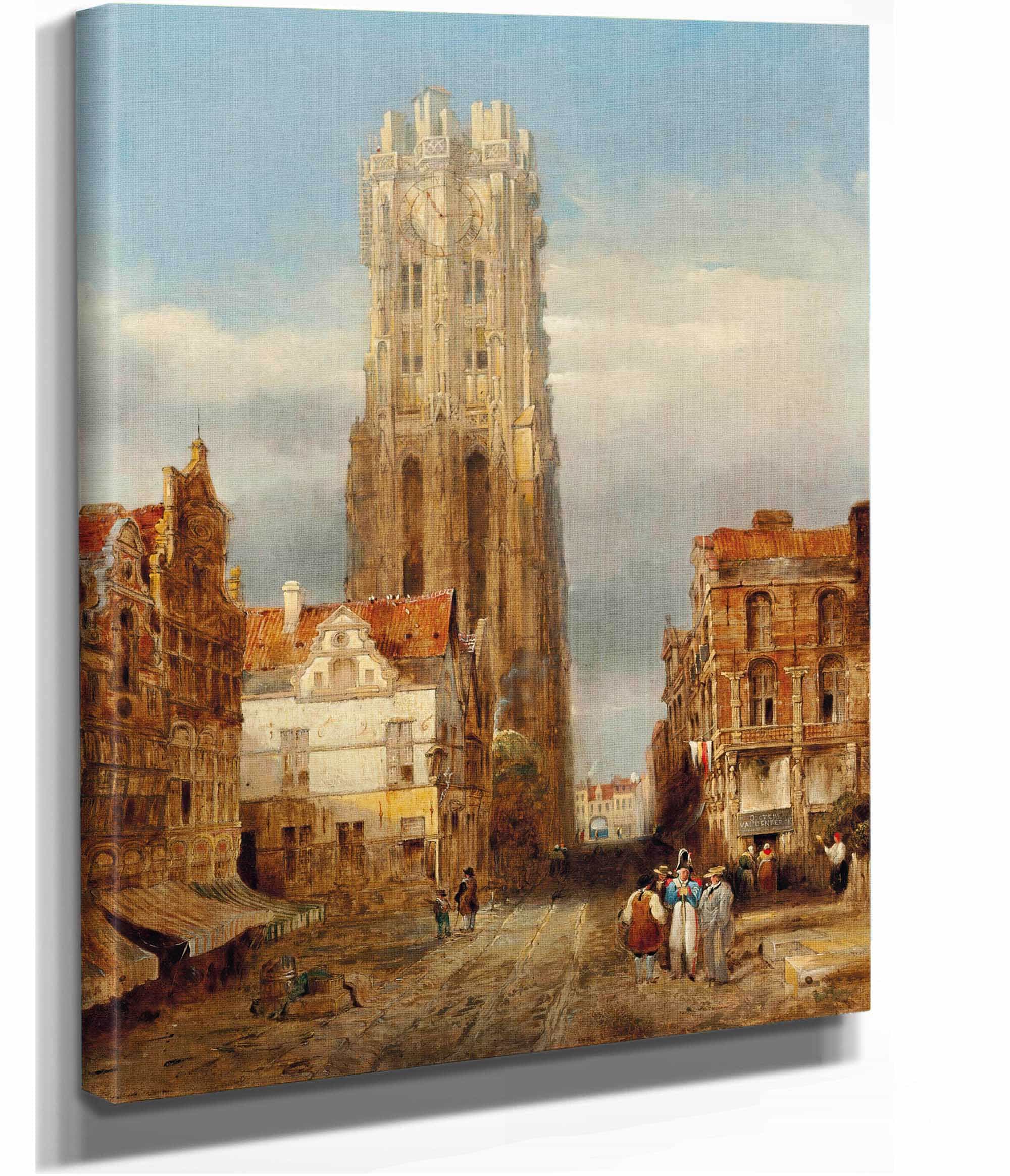 Tower Of The Church Of St Rombouts Mechelen by David Roberts - Image 2
