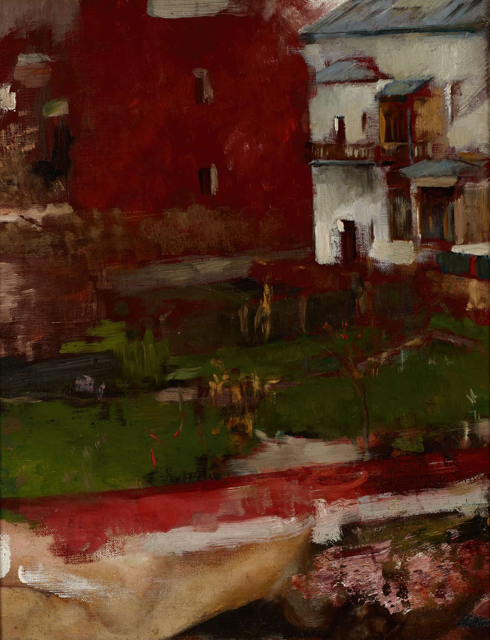 Town Buildings I by Olga Boznanska