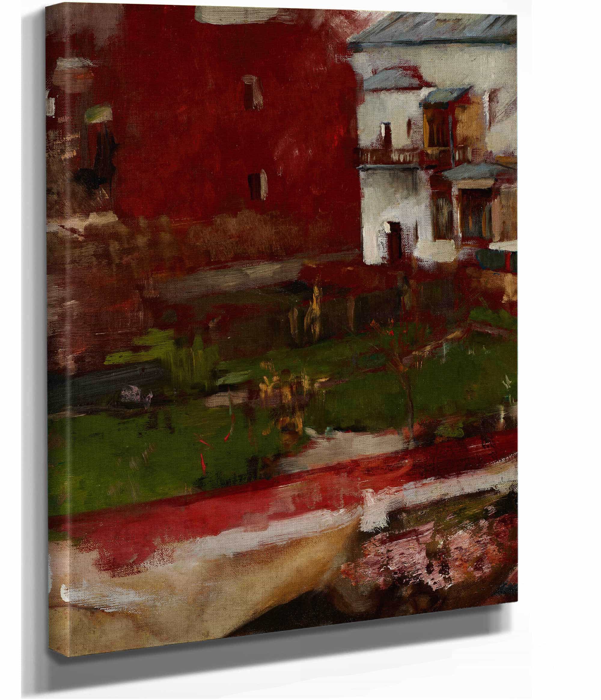 Town Buildings I by Olga Boznanska - Image 2