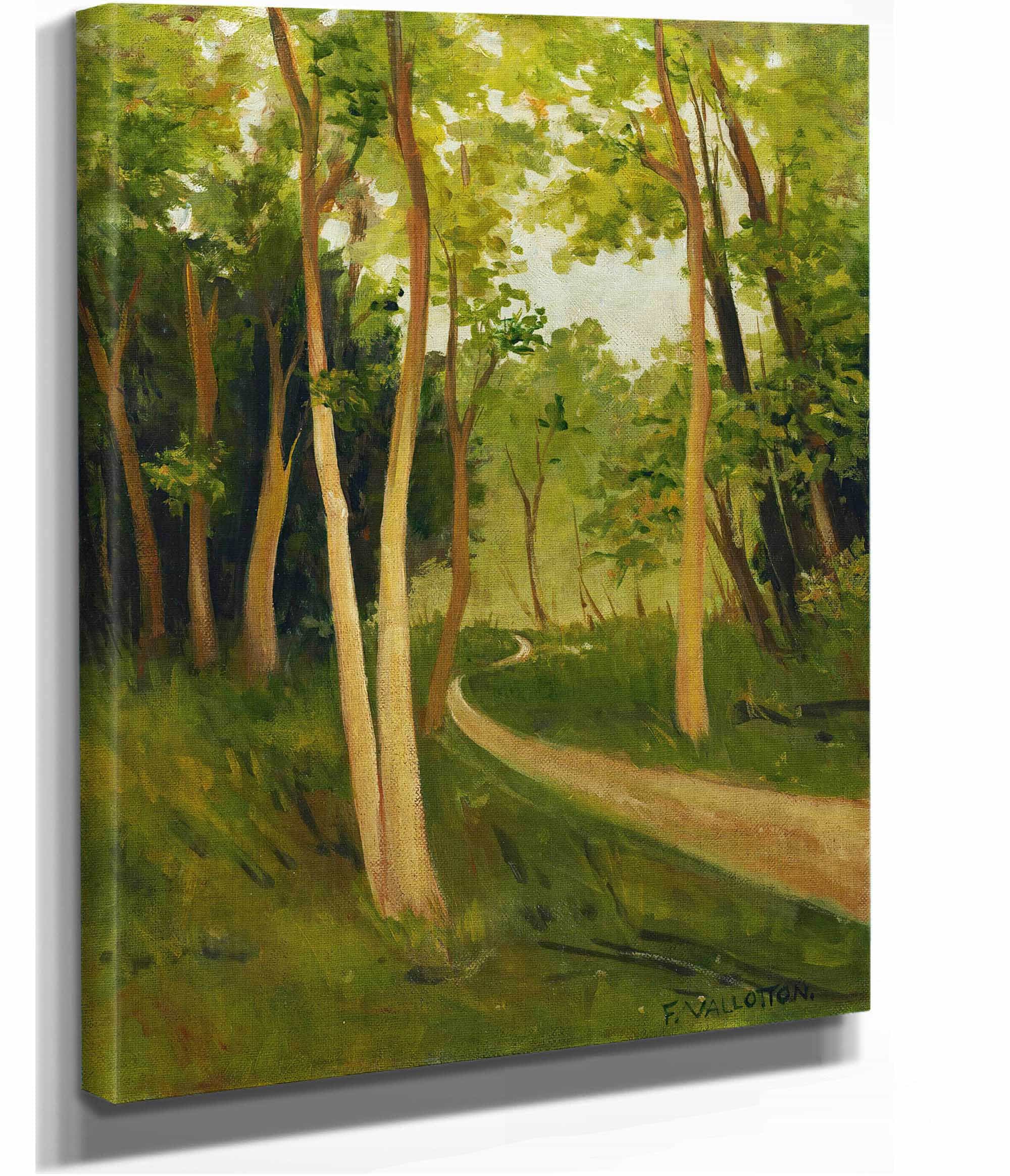 Track In The Bois De Boulogne by Felix Vallotton - Image 2