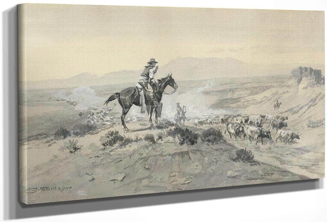 Trail Boss By Charles Marion Russell