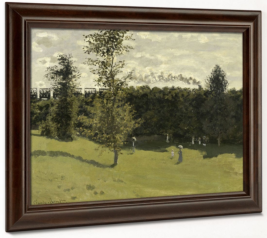 Train In The Countryside By Claude Monet - Image 6