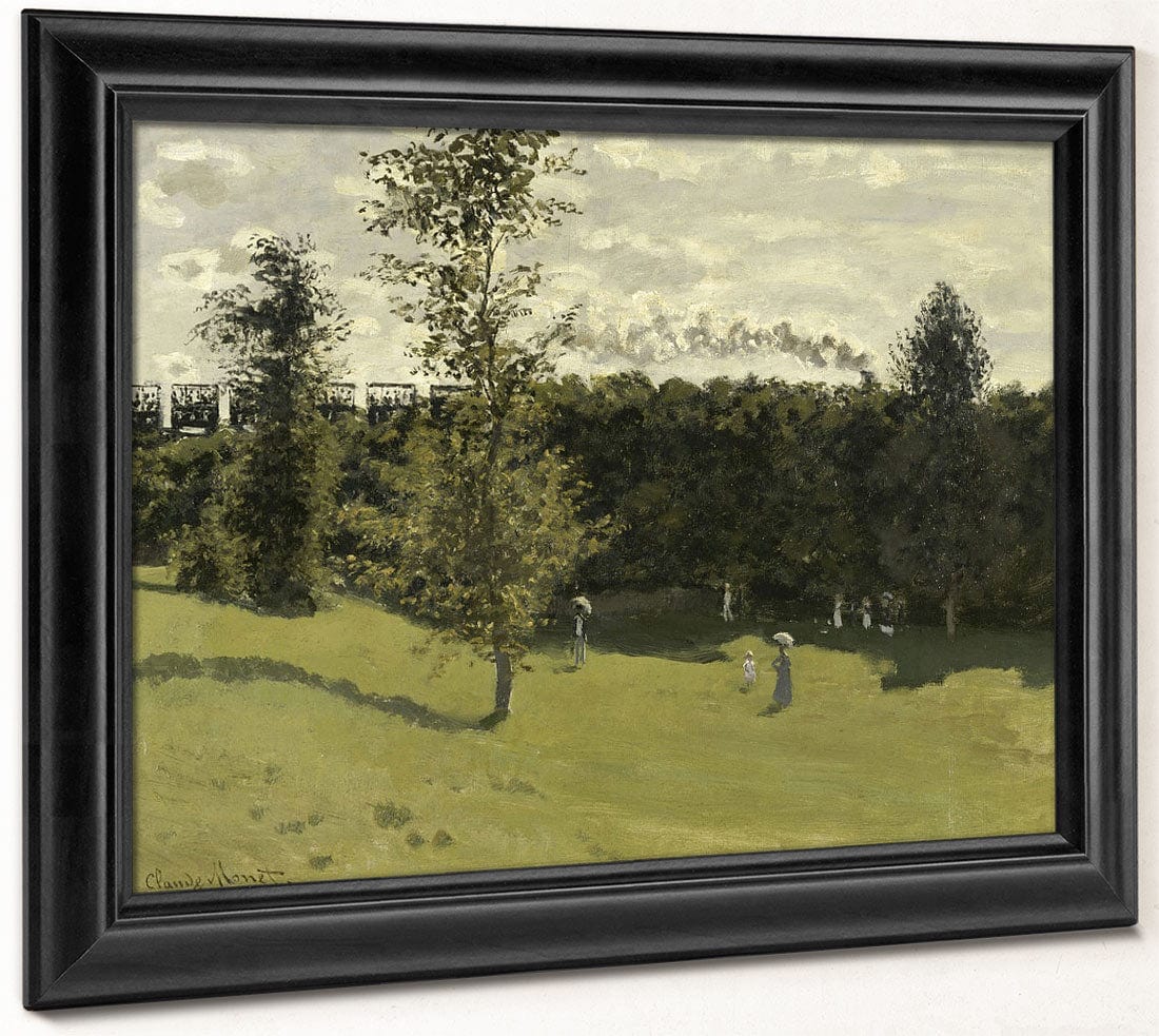 Train In The Countryside By Claude Monet - Image 8