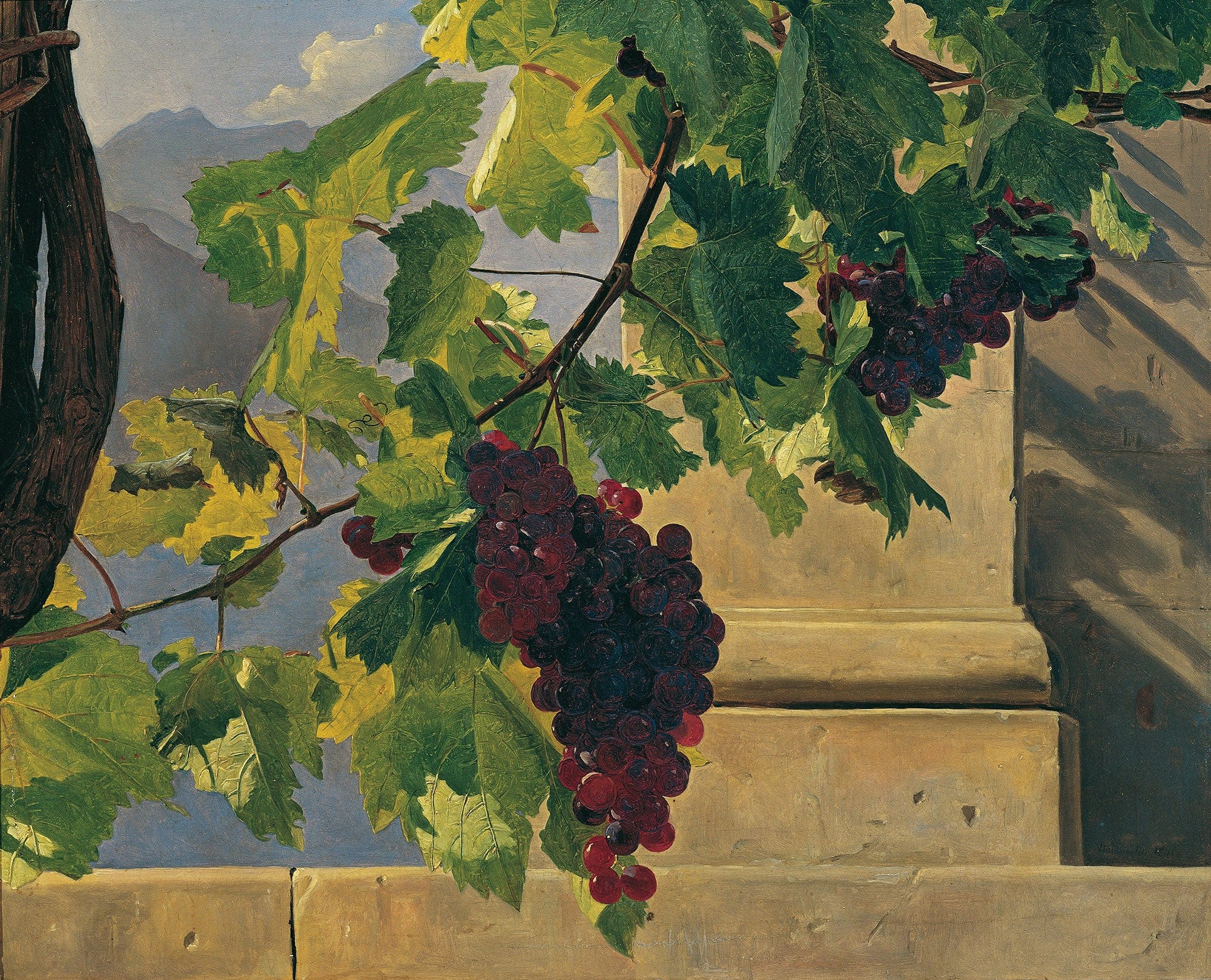 Traubengehange by Ferdinand Georg Waldmuller - Image 2