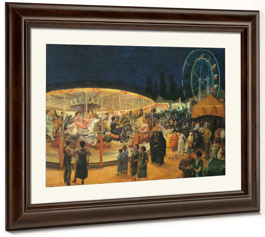 Traveling Carnival Santa Fe 1924 By John Sloan - Image 5
