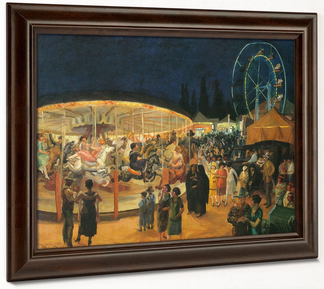 Traveling Carnival Santa Fe 1924 By John Sloan - Image 6