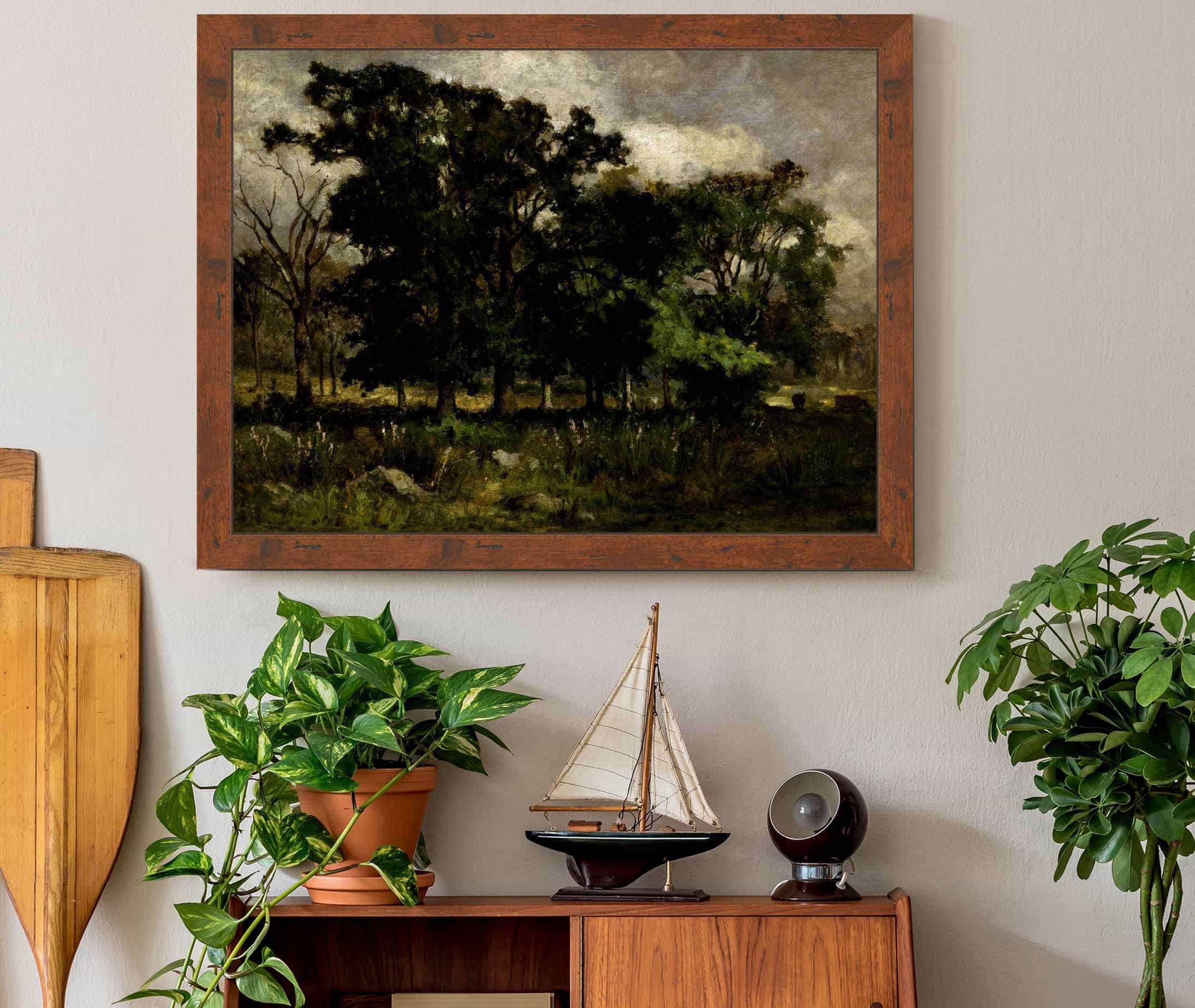 Tree Landscape by Edward Mitchell Bannister - Image 3