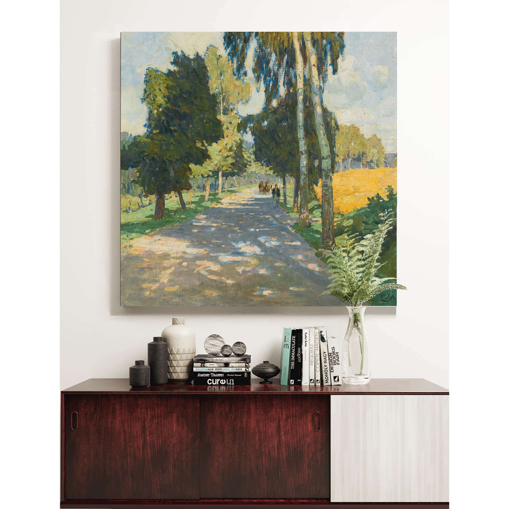 Tree Lined Road In Bruntal by Carl Moll - Image 5
