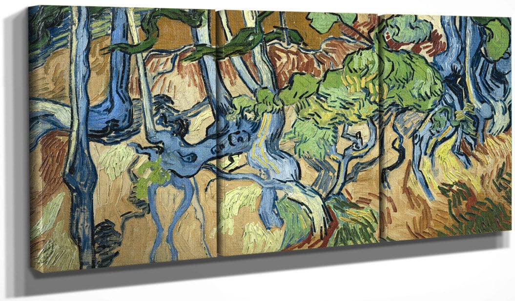 Tree Roots By Vincent Van Gogh