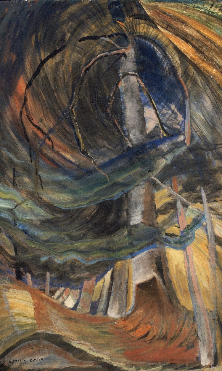 Tree Spiralling Upward 1933 By Emily Carr - Image 5
