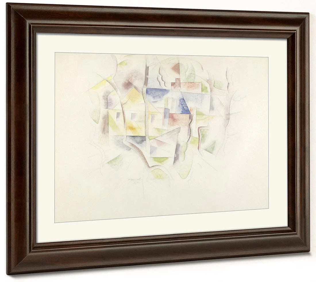 Trees And Barns (Bermuda), 1917 By Charles Demuth - Image 3