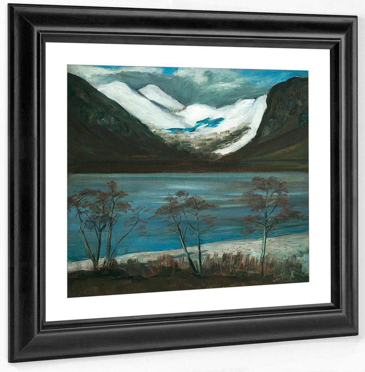 Trees And Snowy Mountains By Nicolai Astrup - Image 4