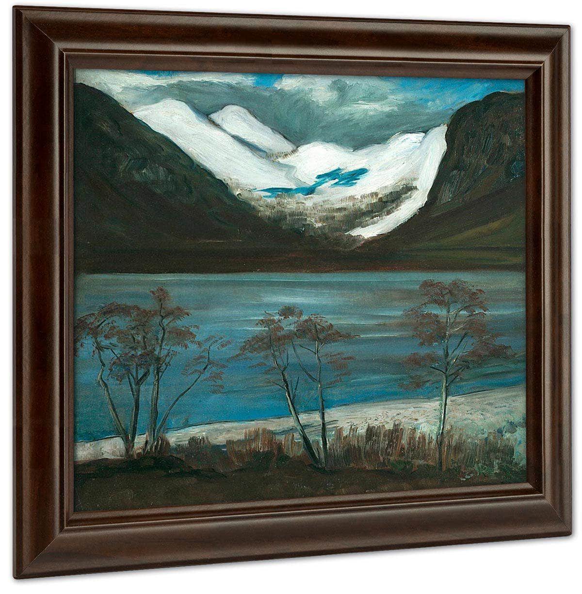 Trees And Snowy Mountains By Nicolai Astrup - Image 6