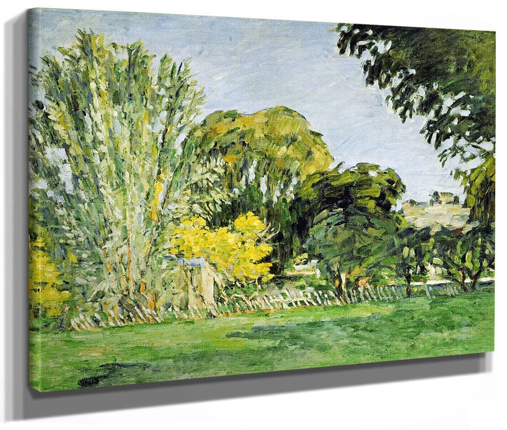 Trees At Jas De Bouffan By Paul Cezanne