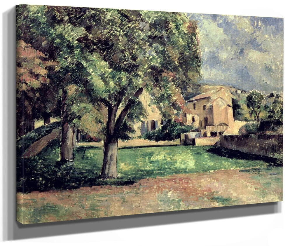 Trees In A Park, Jas De Bouffan By Paul Cezanne