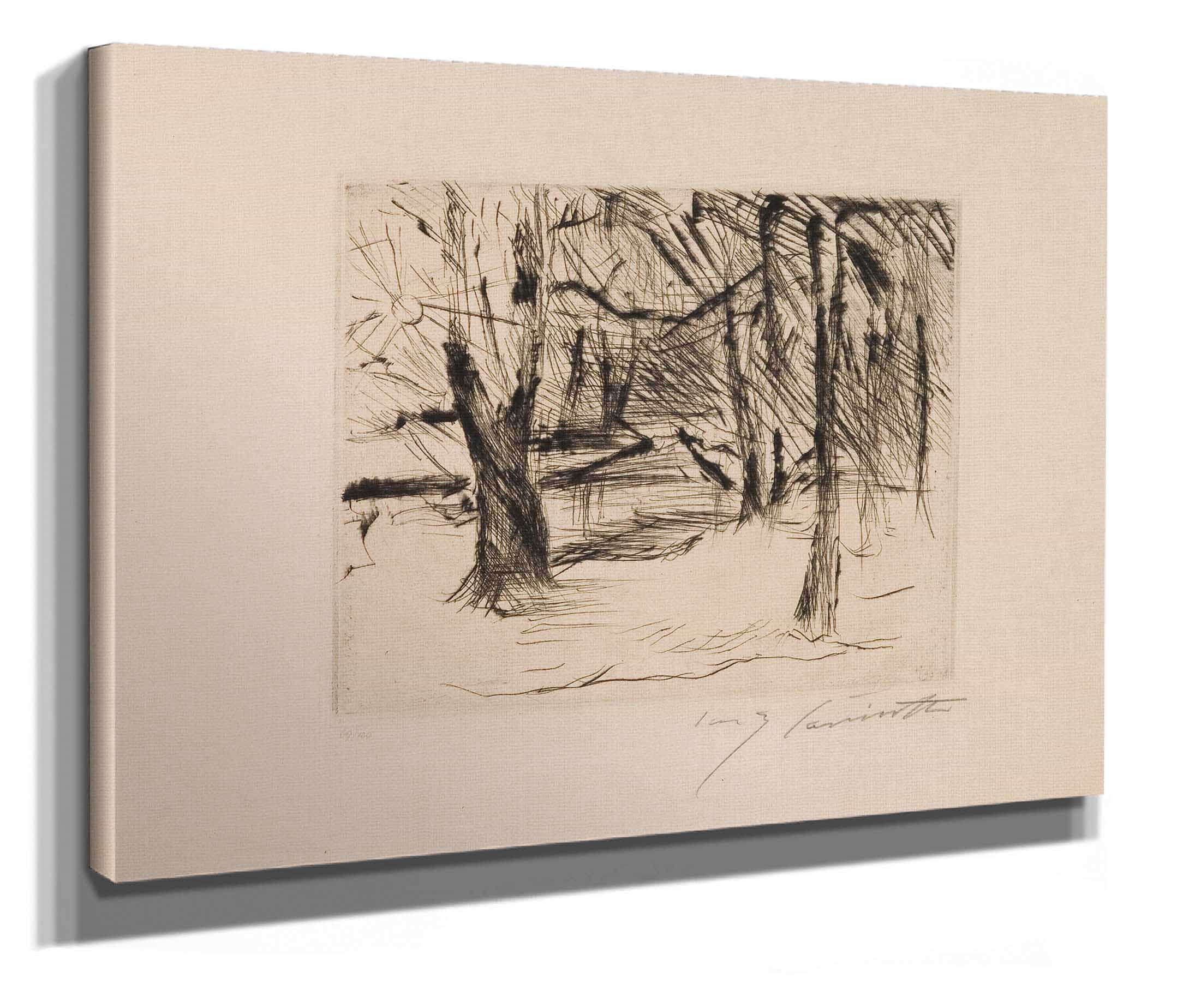 Trees In The Sun by Lovis Corinth