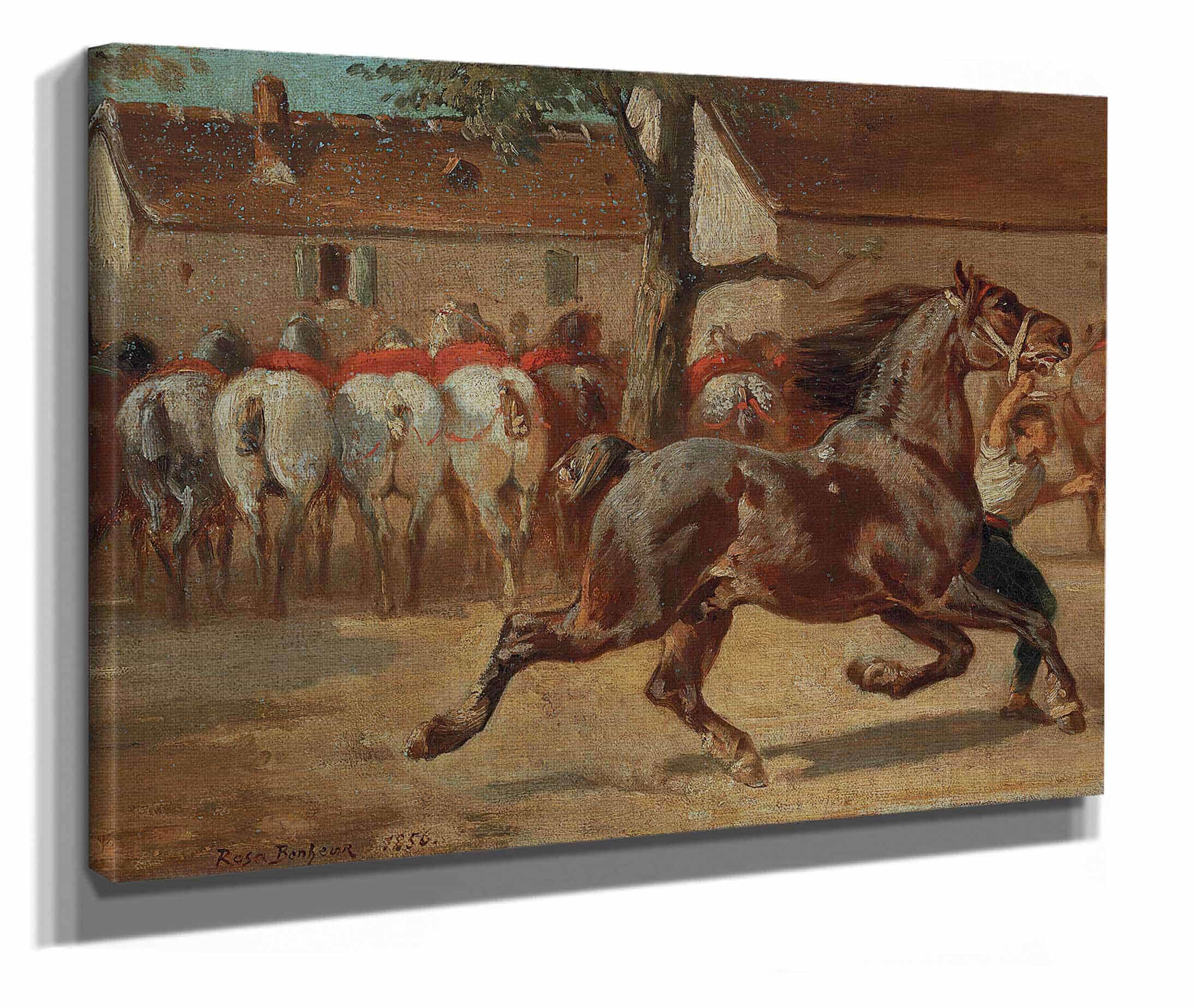 Trotting A Horse by Rosa Bonheur - Image 2