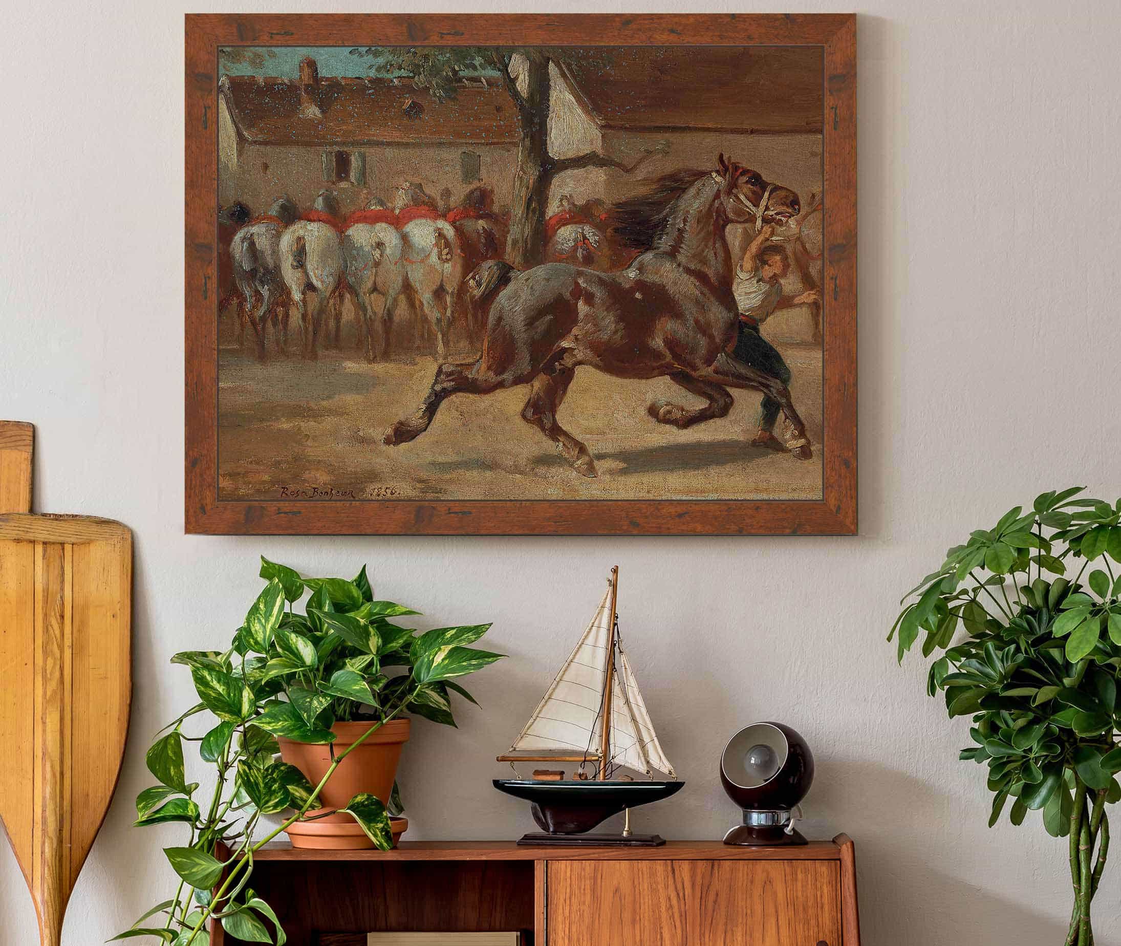 Trotting A Horse by Rosa Bonheur - Image 3