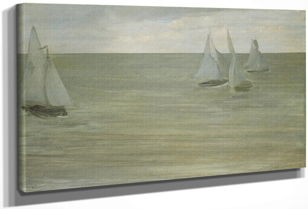 Trouville (Gray And Green, The Silver Sea) By James McNeill Whistler
