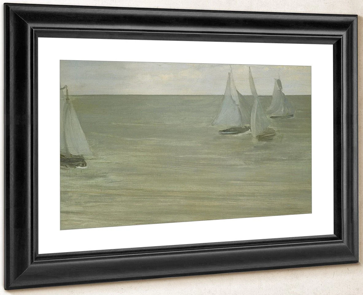 Trouville (Gray And Green, The Silver Sea) By James McNeill Whistler - Image 2