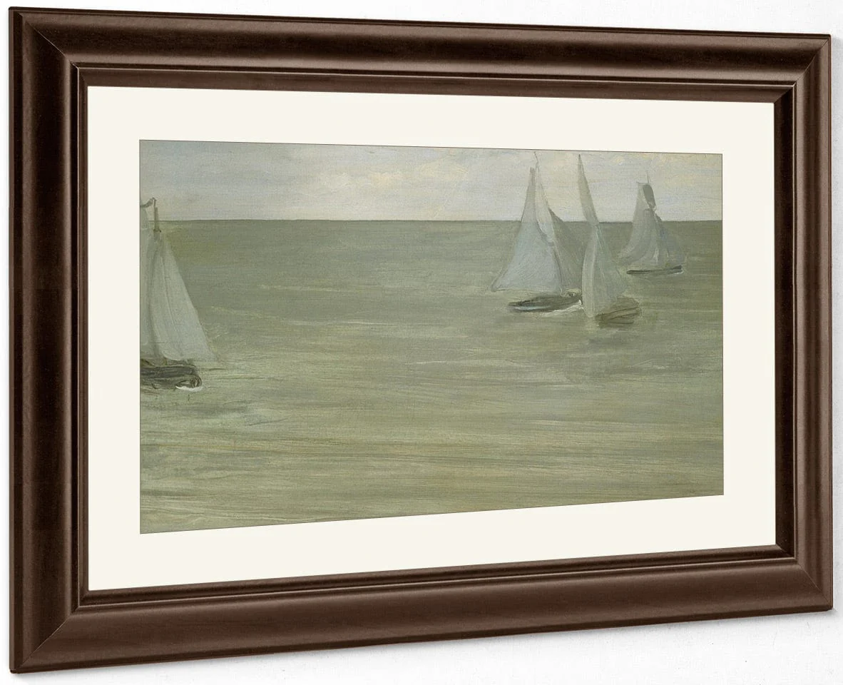 Trouville (Gray And Green, The Silver Sea) By James McNeill Whistler - Image 3