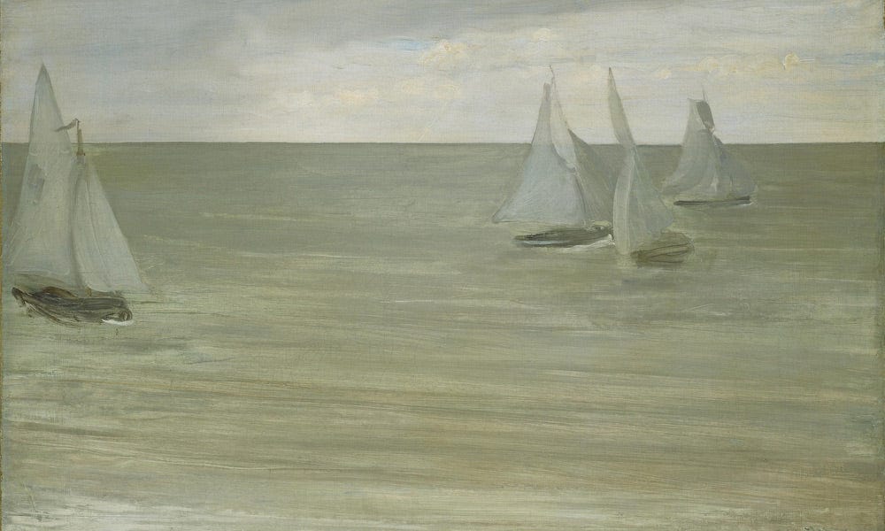 Trouville (Gray And Green, The Silver Sea) By James McNeill Whistler - Image 5