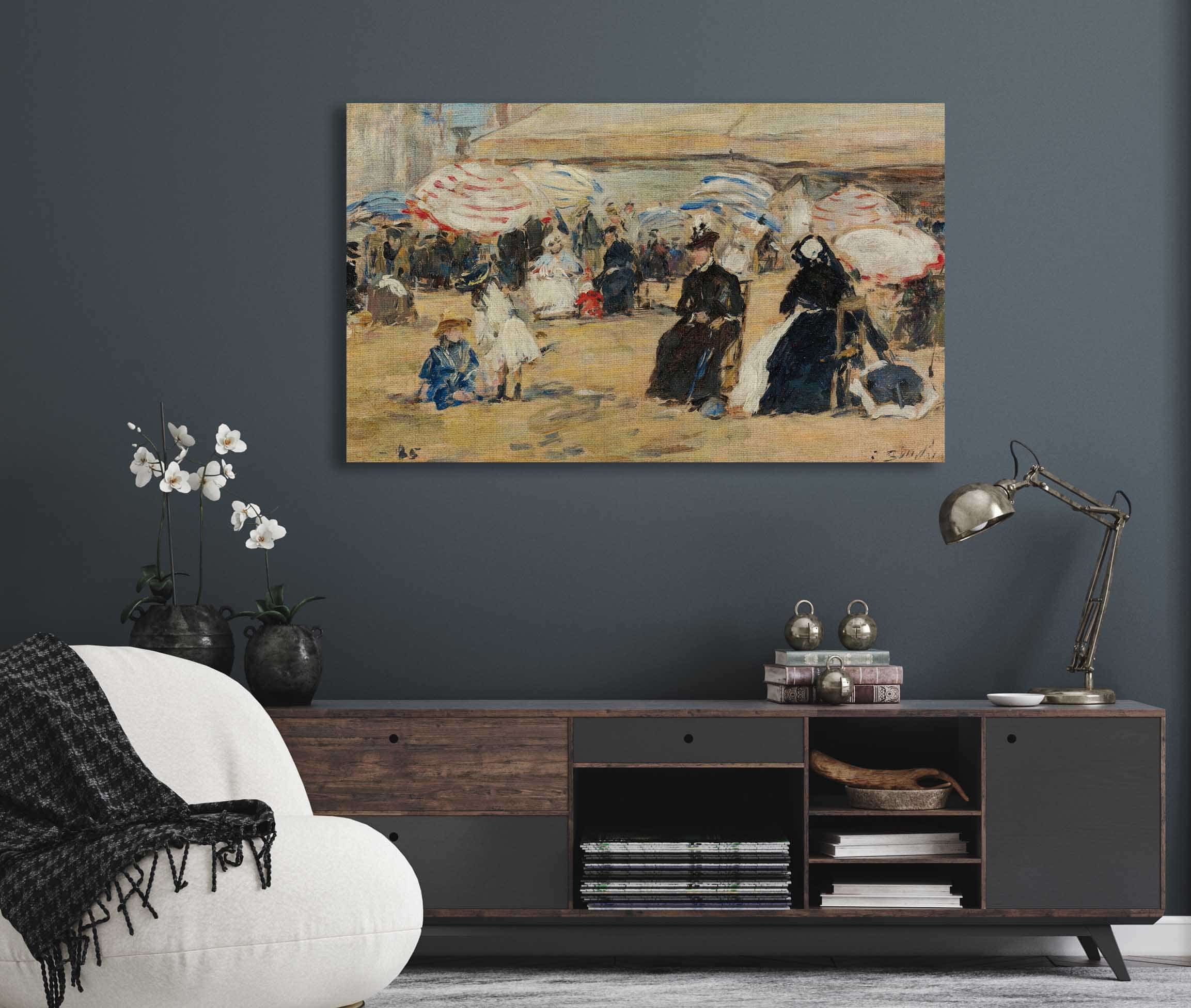 Trouville La Nourrice by Eugene Boudin - Image 5