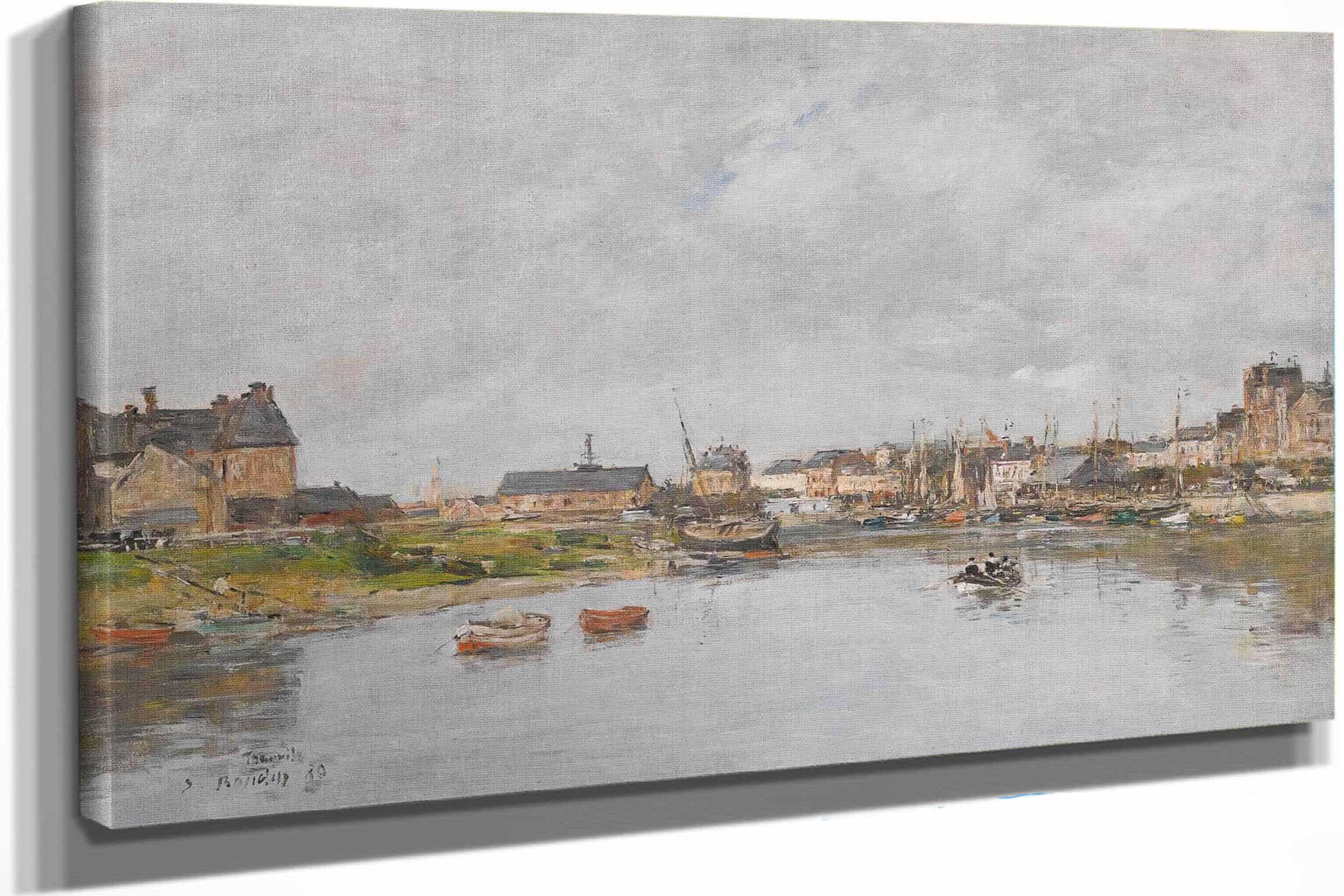 Trouville Le Port by Eugene Boudin - Image 5