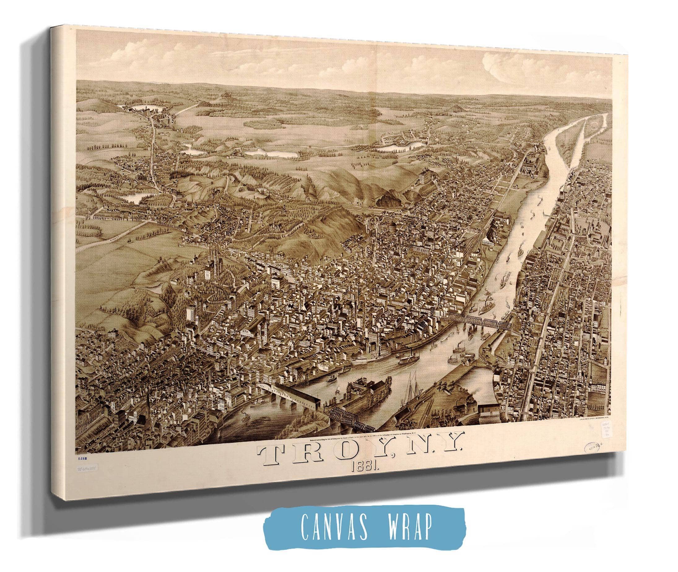 Troy Ny 1881 State of New York