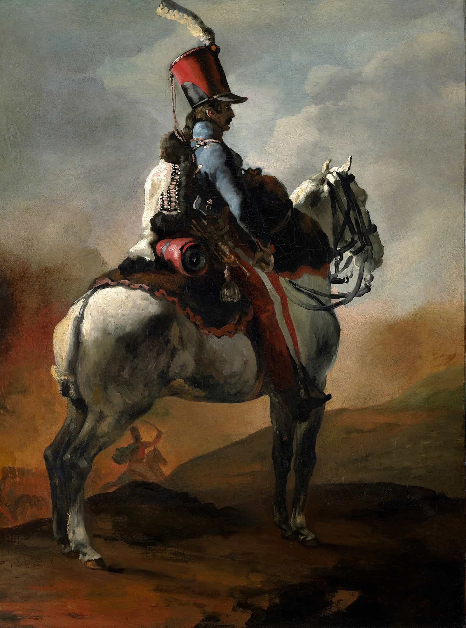 Trumpeter Of The Hussars by Theodore Gericault