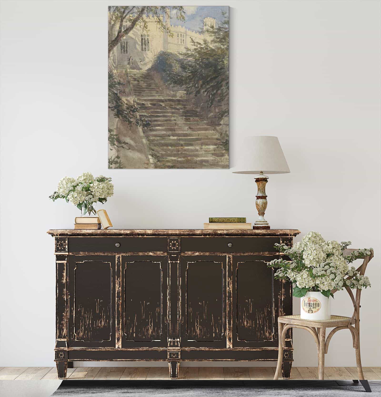 Tuintrap Bij Haddon Hall Derbyshire by David Cox - Image 4