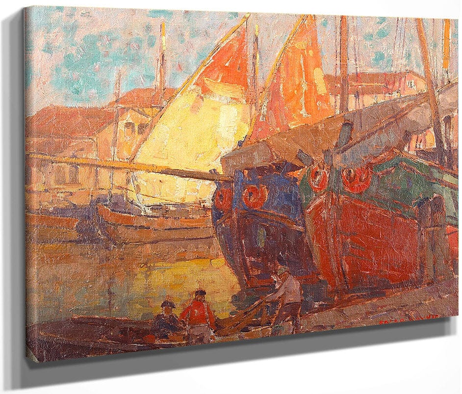 Tuna Boats By Edgar Payne