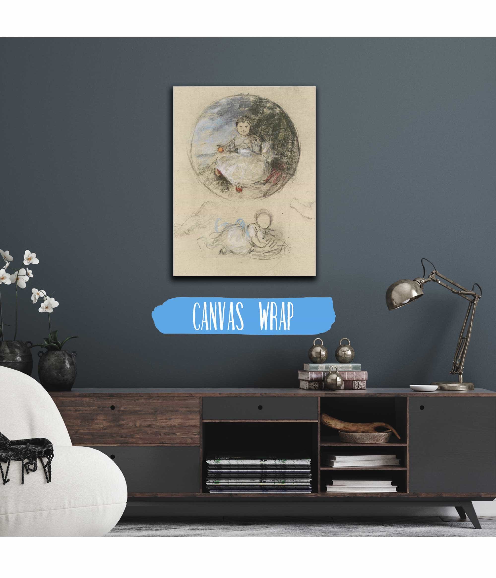 Twee Studies Van Prinses Juliana by Therese Schwartze - Image 3