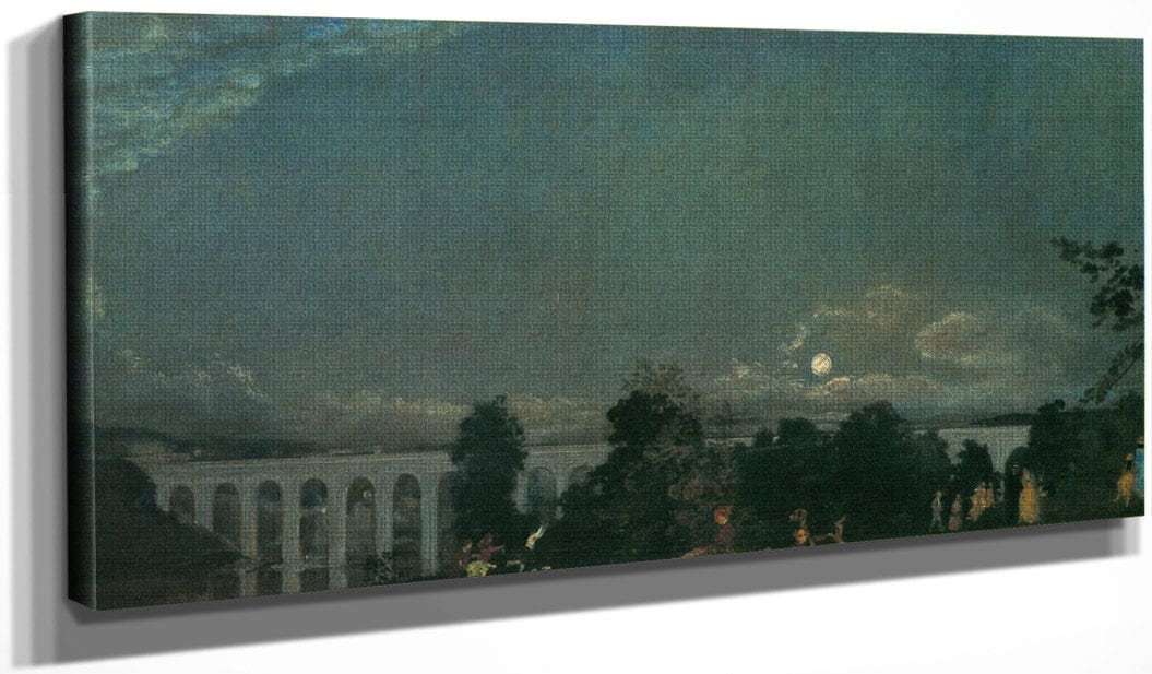 Twilight On The Harlem 1907 By Arthur B Davies - Image 3