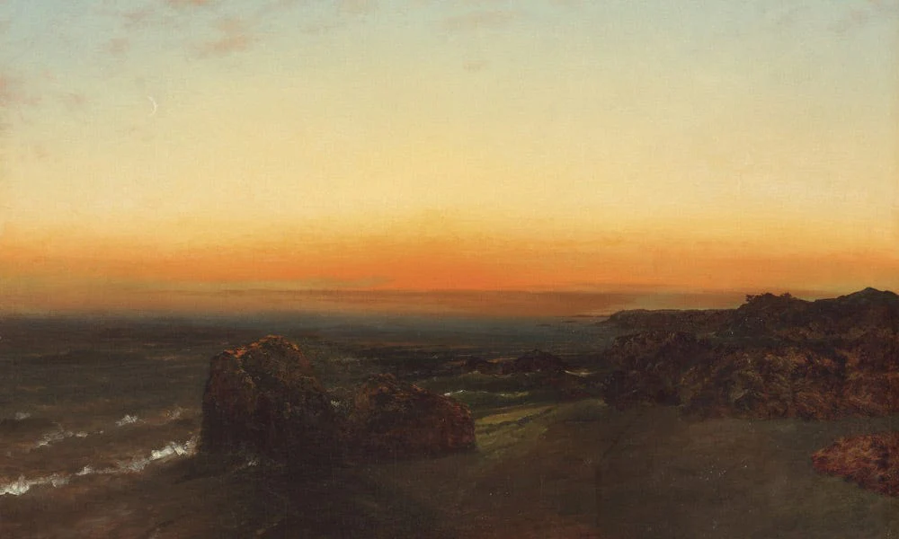 Twilight On The Seashore By John Frederick Kensett - Image 7