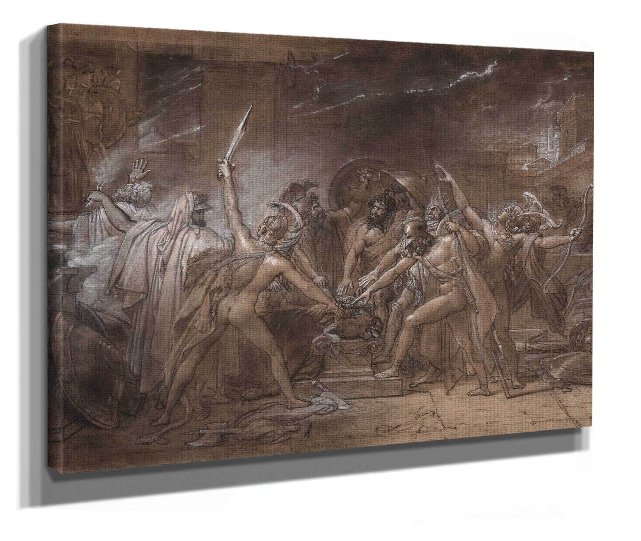 Two Arabs For The Revolt Of Cairo by Anne Louis Girodet Trioson - Image 2