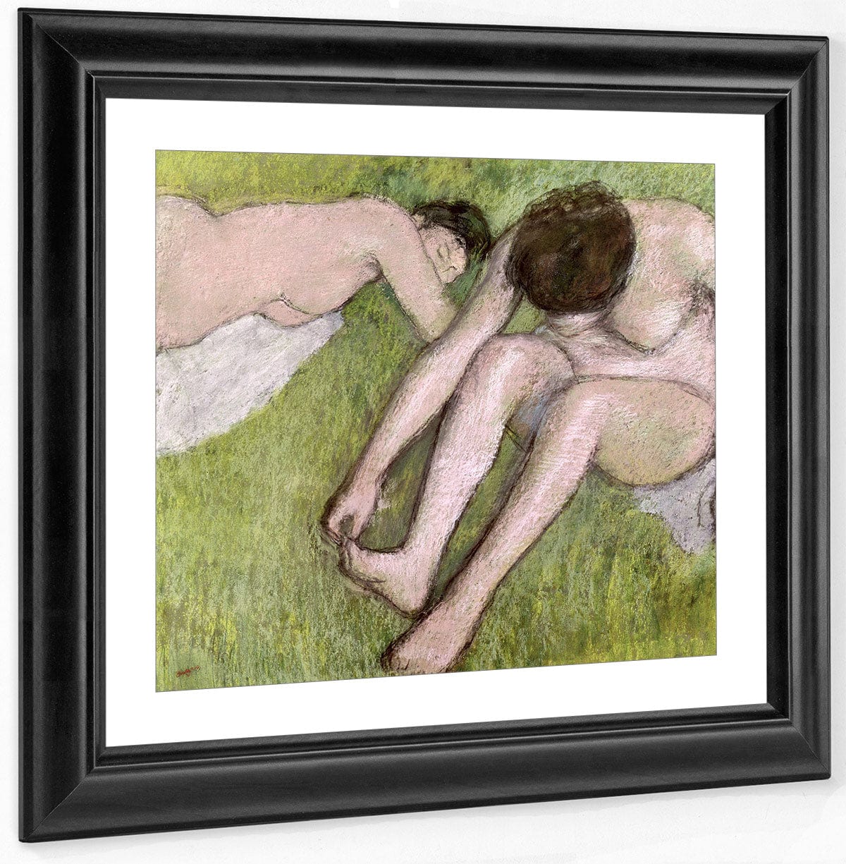 Two Bathers On The Grass By Edgar Degas - Image 2