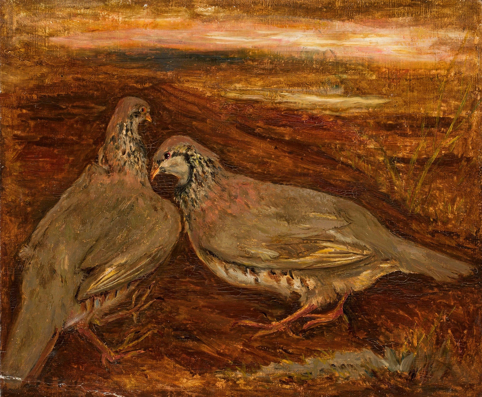 Two Birds by Tadeusz Makowski