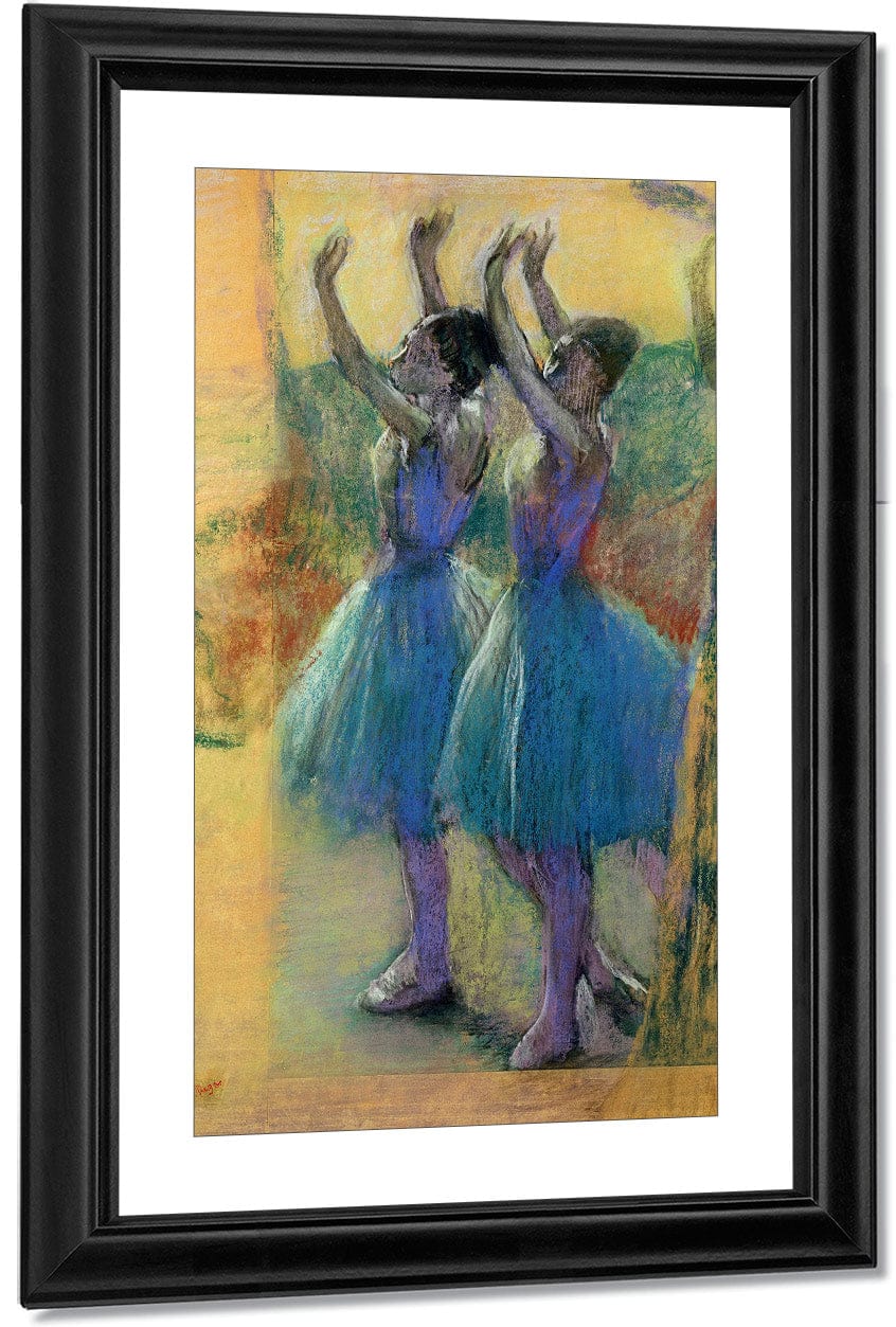 Two Blue Dancers By Edgar Degas - Image 3