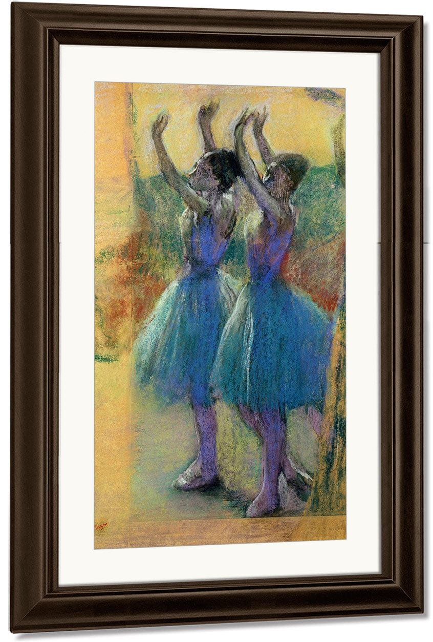 Two Blue Dancers By Edgar Degas - Image 4