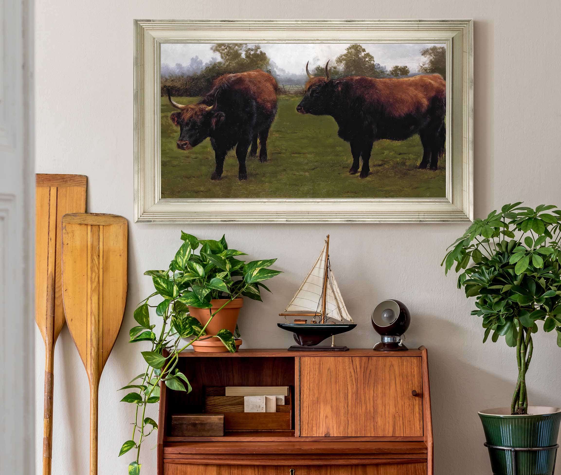Two Bulls Grazing by Rosa Bonheur - Image 6