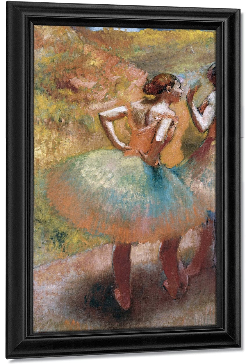 Two Dancers In Green Skirts By Edgar Degas - Image 7