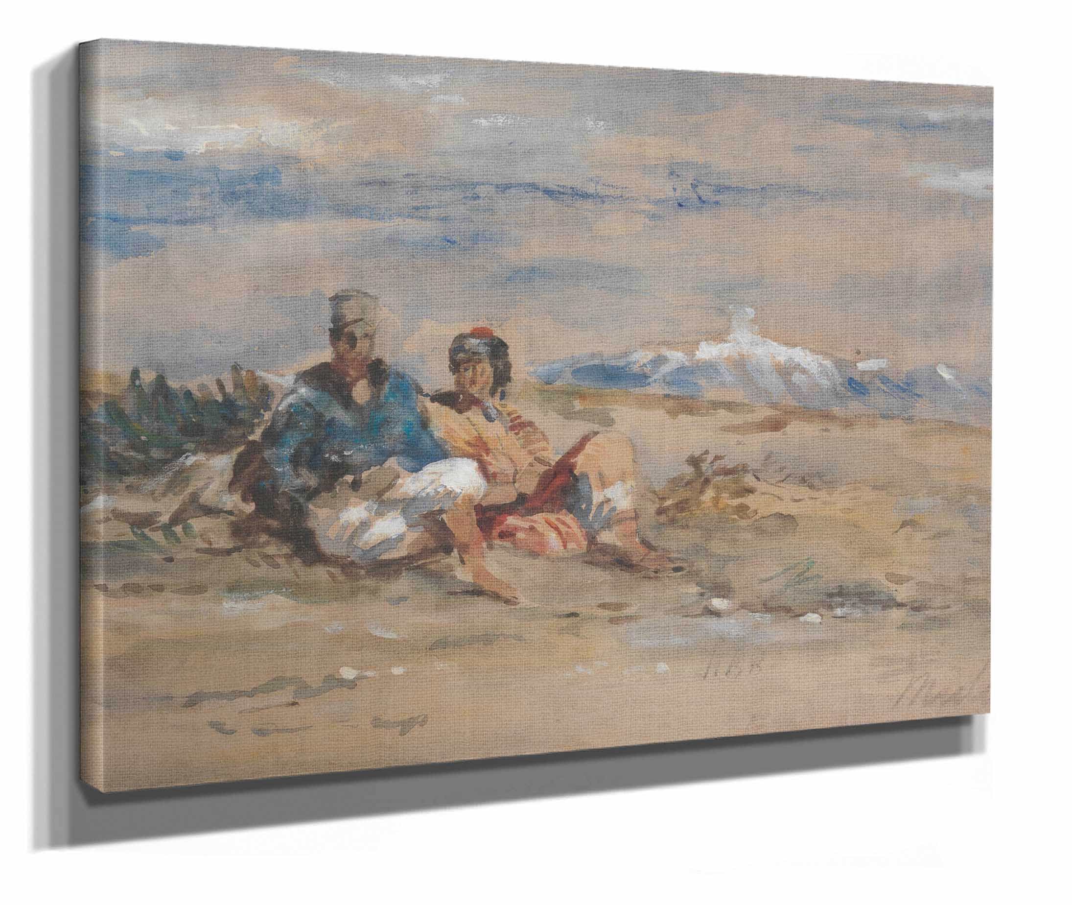 Two Figures by Hercules Brabazon Brabazon - Image 2