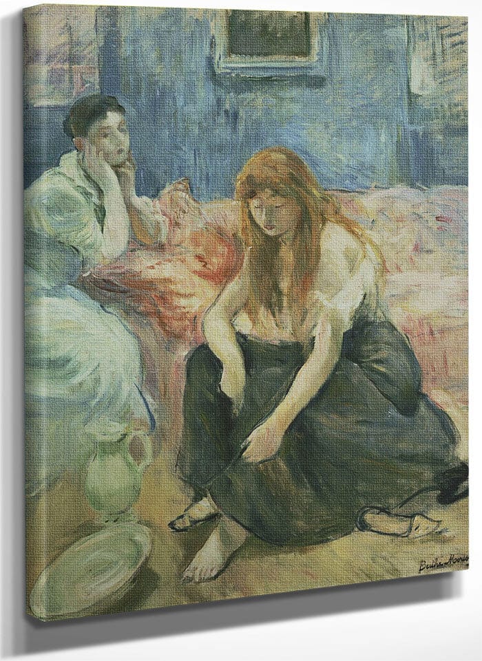 Two Girls By Berthe Morisot