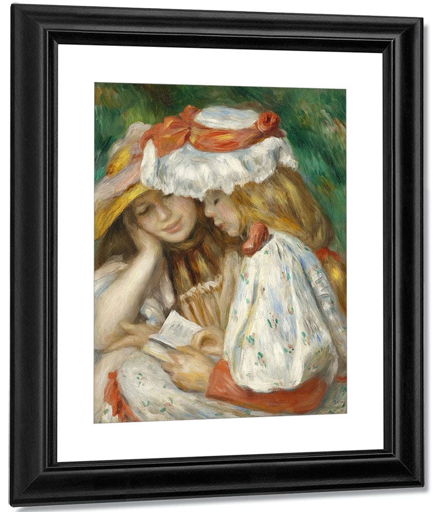 Two Girls Reading By Pierre Auguste Renoir - Image 3