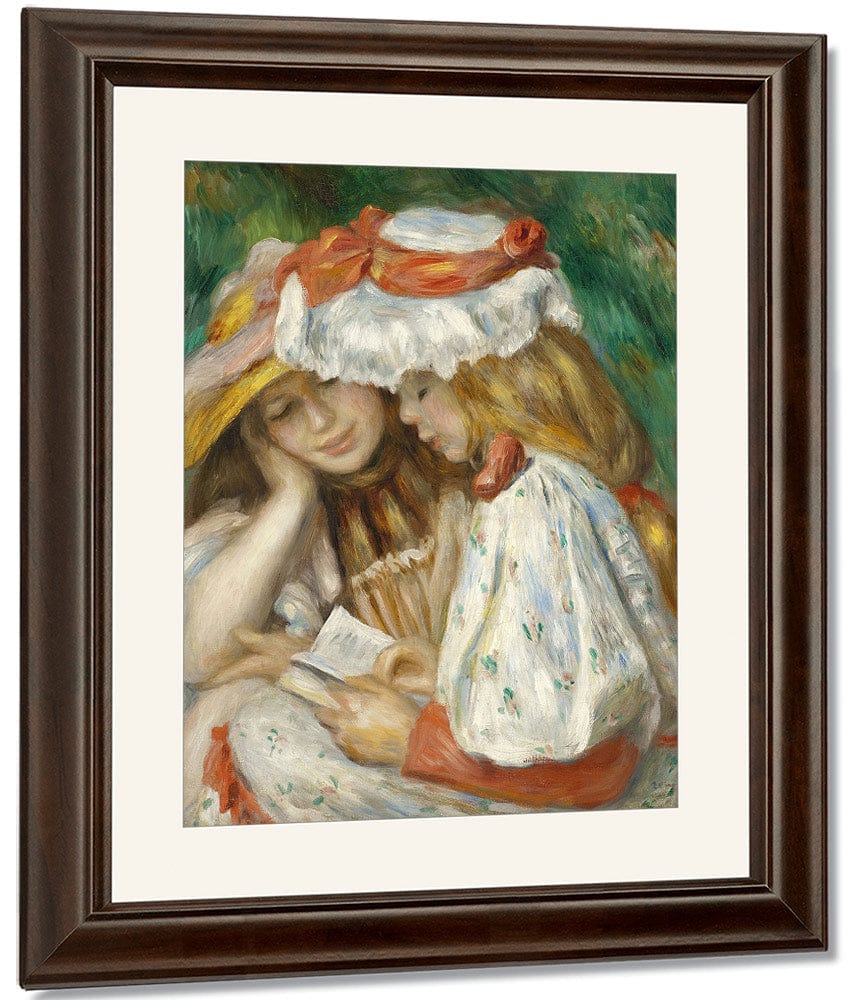 Two Girls Reading By Pierre Auguste Renoir - Image 4
