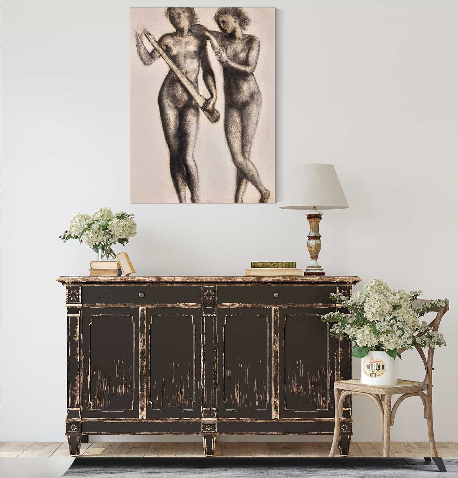 Two Musicians by Sir Edward Coley Burne Jones - Image 4
