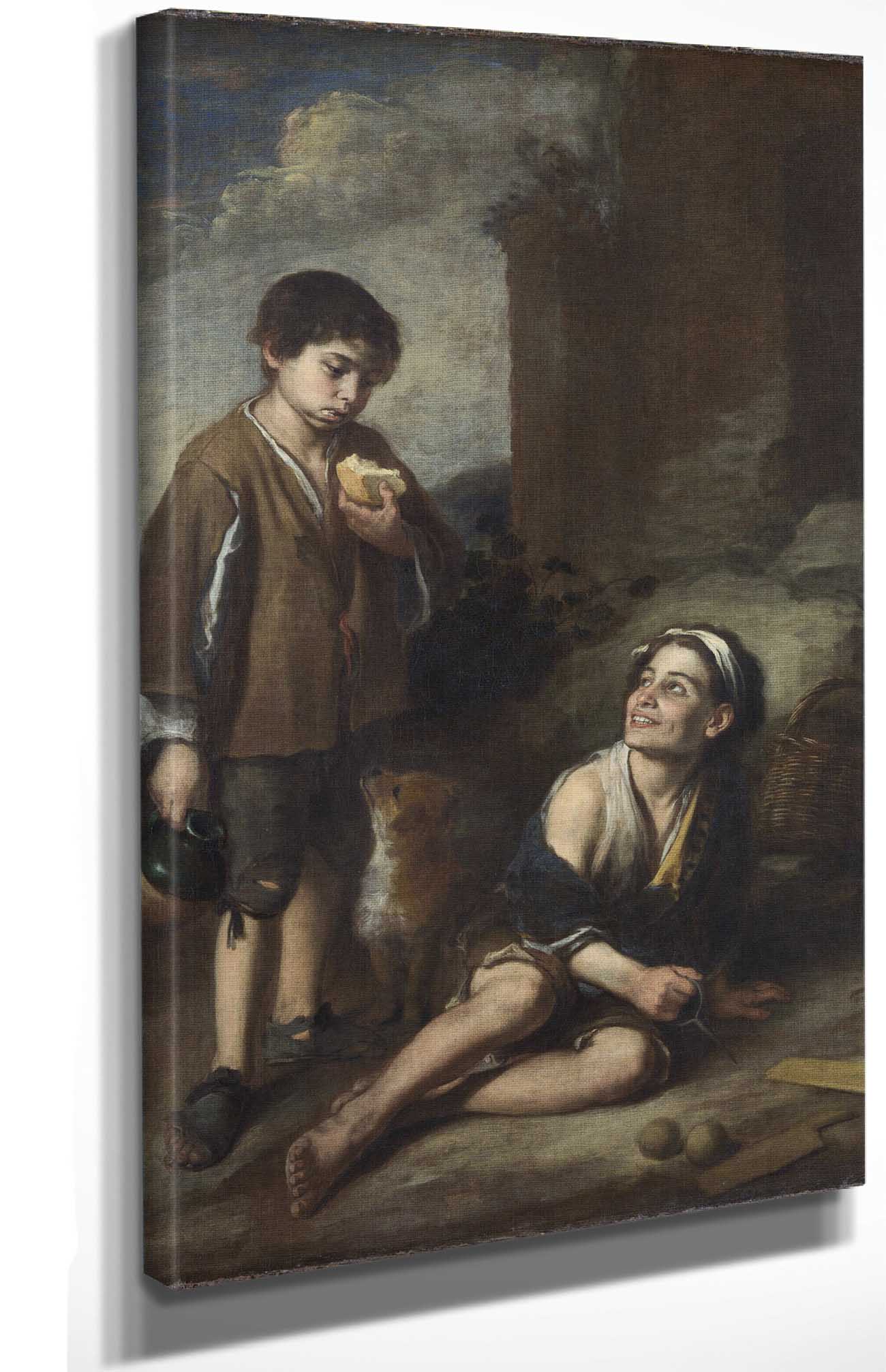 Two Peasant Boys by Bartolome Esteban Murillo - Image 4