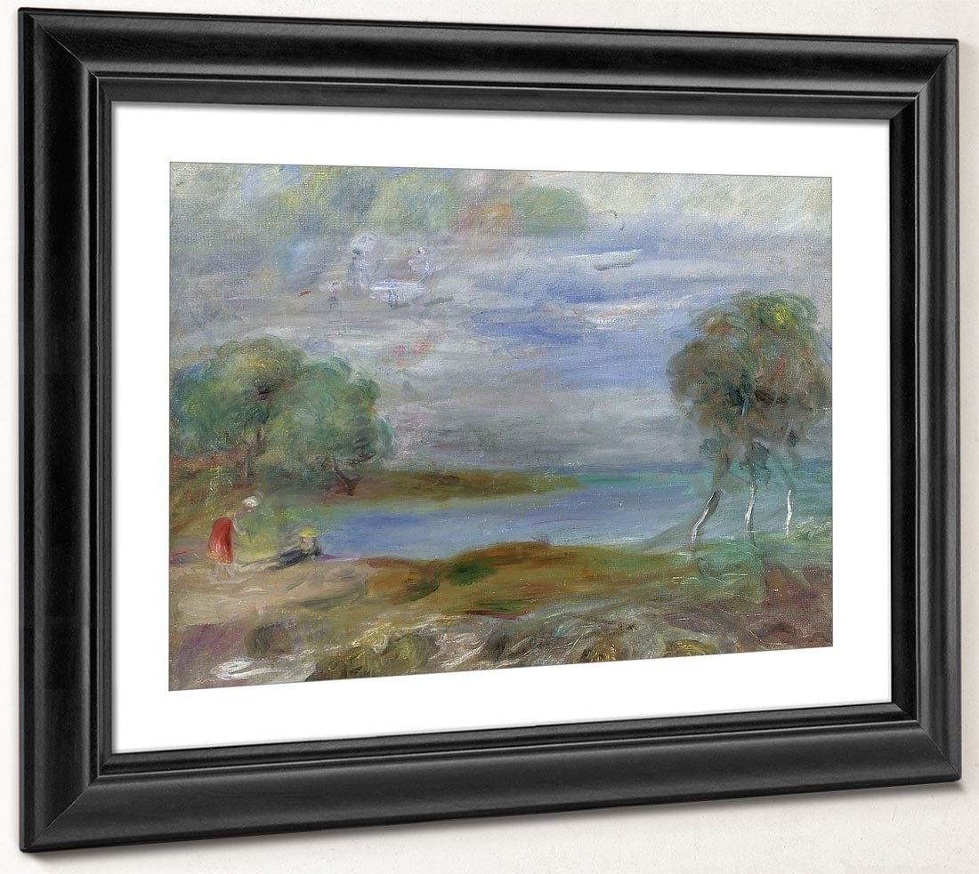 Two People At The Water's Edge By Pierre Auguste Renoir - Image 2