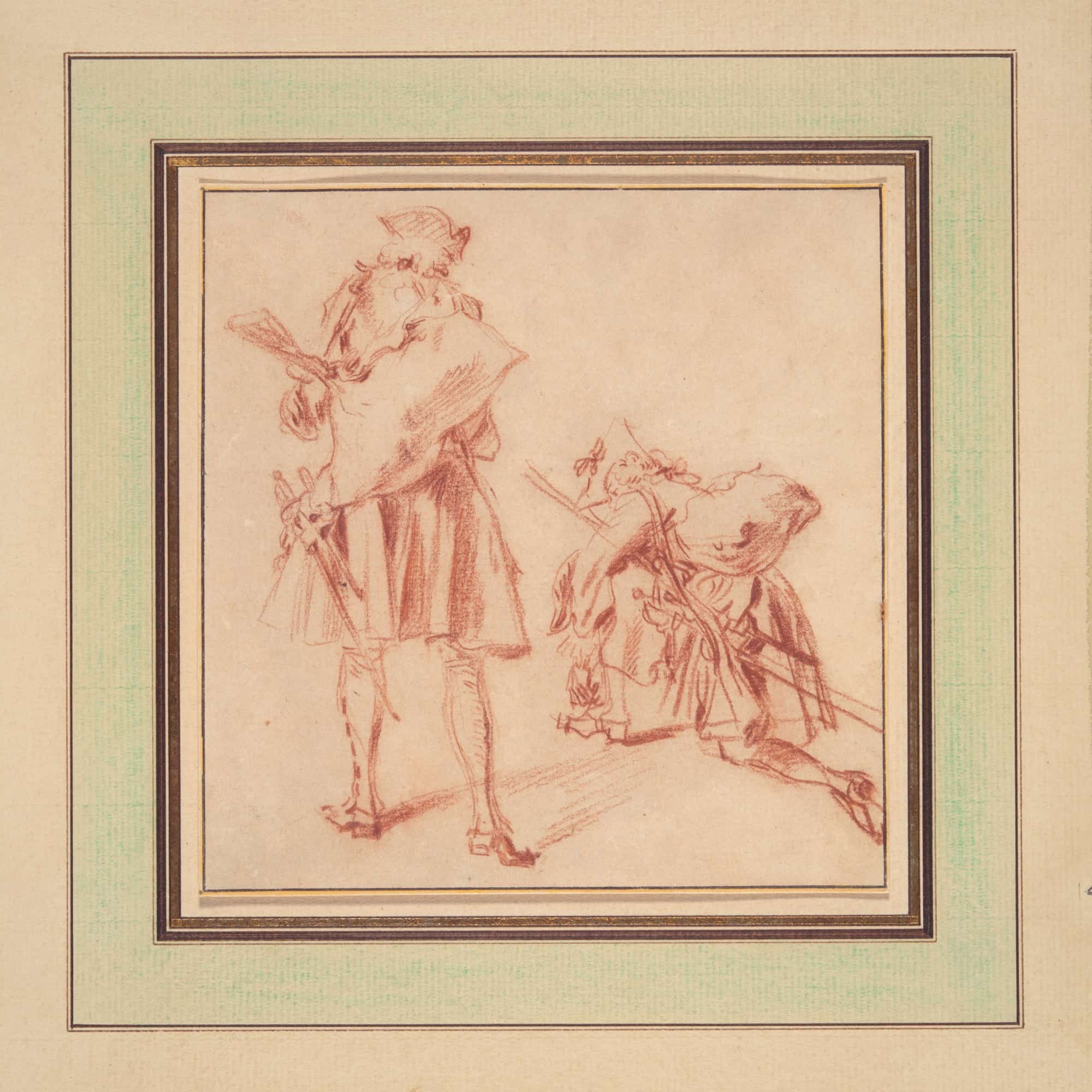 Two Recruits by Jean Antoine Watteau - Image 4
